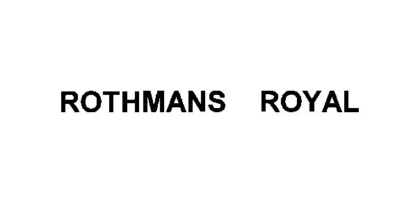 rothmans royal