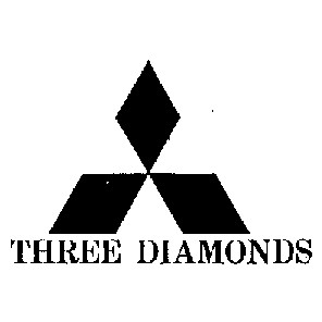 three diamonds
