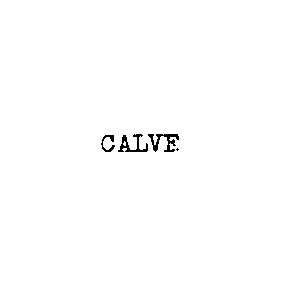 calve