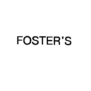 foster's