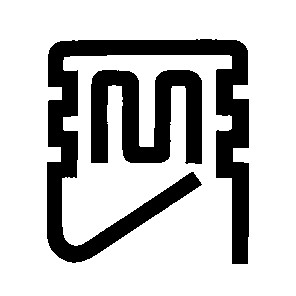 м