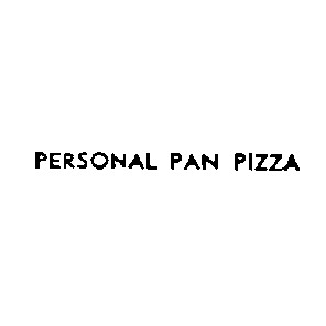 personal pan pizza