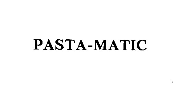 pasta-matic pasta matic