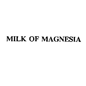 milk of magnesia
