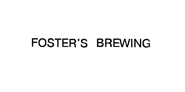 foster's brewing