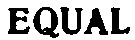 equal
