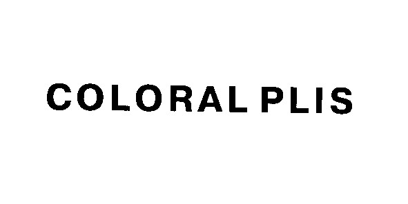 coloral plis