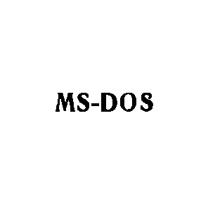 ms-dos ms dos