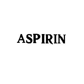 aspirin