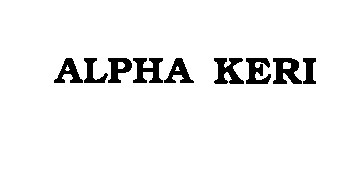 alpha keri