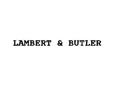 lambert & butler