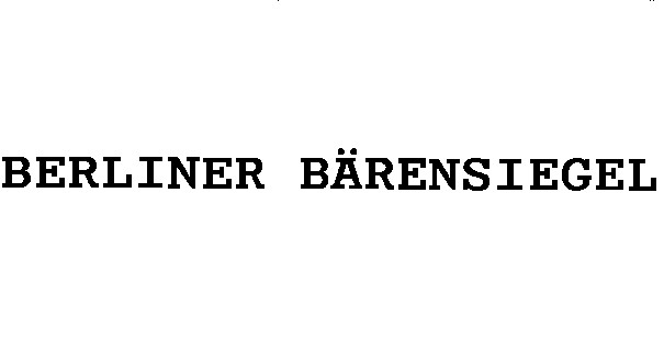 berliner barensiegel