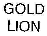 gold lion
