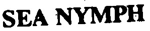 sea nymph
