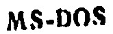 ms dos ms-dos