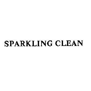 sparkling clean