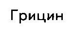 грицин