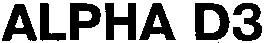 alpha d3
