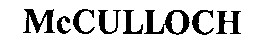 mcculloch