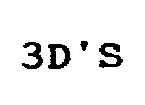 3d's