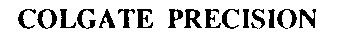 colgate precision