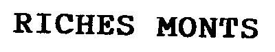 riches monts