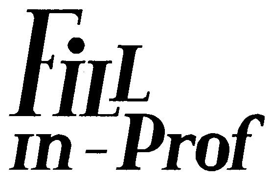 fill in prof in-prof