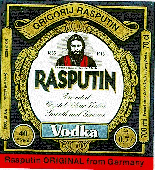 grigorij rasputin vodka