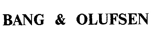 bang & olufsen