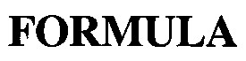 formula