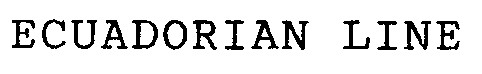 ecuadorian line