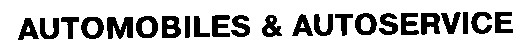 automobiles & autoservice