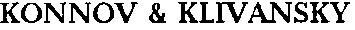 KONNOV & KLIVANSKY