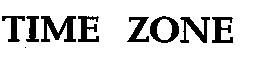TIME ZONE