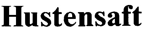 Hustensaft