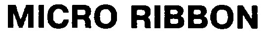 micro ribbon