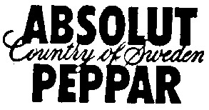 absolut country of sweden peppar