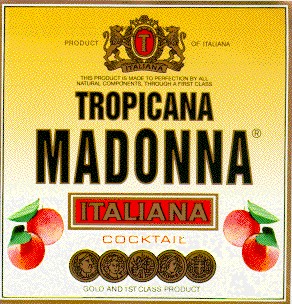 tropicana, madonna, italiana, t