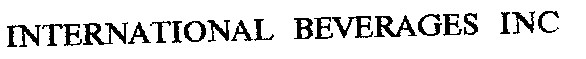 international beverages inc