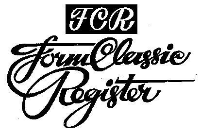 fcr form classic register