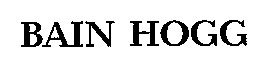 BAIN HOGG