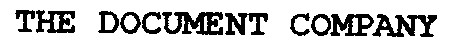 THE DOCUMENT COMPANY