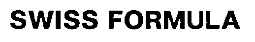 SWISS FORMULA