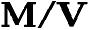 m/v
