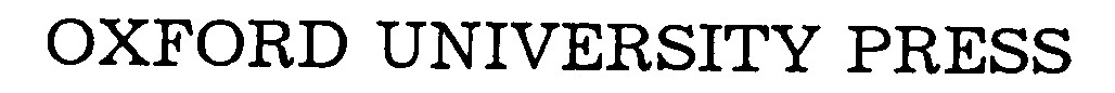 oxford university press