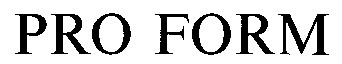 pro form