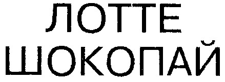 лотте шокопай