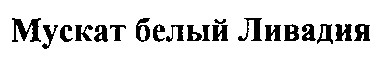 мускат белый ливадия