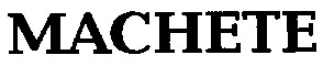 machete