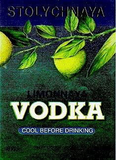stolychnaya limonnaya vodka cool before drinking